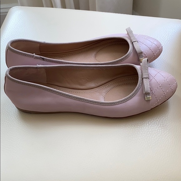 Brooks Brothers Shoes - Brooks Brothers Gray-Pink Flats